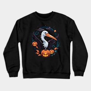 Stork Halloween Crewneck Sweatshirt